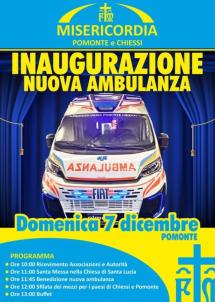 La Misericordia di Pomonte e Chiessi inaugura una nuova ambulanza