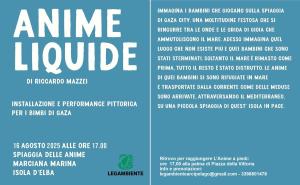 “Anime Liquide”, per i bimbi di Gaza alla spiaggia delle Anime