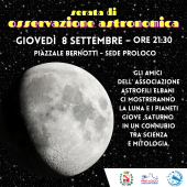 Serata di osservazione astronomica a Marciana Marina
