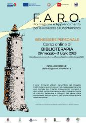 Progetto F.A.R.O. - Tutte le informazioni sul corso di Biblioterapia
