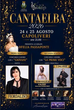 Le serate del CantaElba 2026, a Capoliveri
