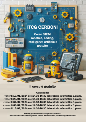 Corso di robotica all'ITCG Cerboni