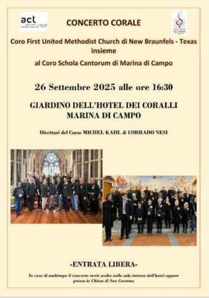 Un pomeriggio in musica: la First United Methodist Church Choir in concerto a Marina di Campo