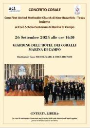 Un pomeriggio in musica: la First United Methodist Church Choir in concerto a Marina di Campo