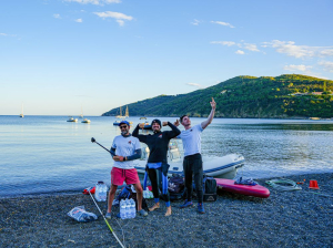 Cinque giorni per circumnavigare l'isola a nuoto, l'impresa di Riccardo Galesso
