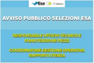ESA: prorogato al 7 ottobre il termine per la presentazione delle candidature