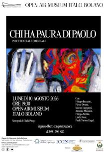 "Chi ha paura di Paolo" di Pietro Diversi inaugura una nuova pagina teatrale al Museo Bolano