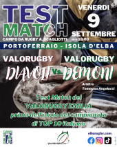 Test Match del ValoRugby Emilia a chiusura degli open days dell'Elba Rugby