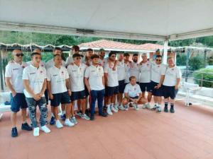 Presentazione della squadra di calcio di Rio Marina