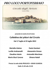 Il 17 luglio l'inaugurazione della mostra dei pittori del Circolo degli Artisti Isola d’Elba