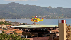 Ospedale di Portoferraio, lavori di manutenzione alla piazzola dell’elisoccorso