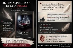 “Il peso specifico di una piuma”: Alessandro Pugi torna con un romanzo che lascia il segno   