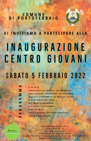 Il 5 febbraio l'inaugurazione Centro Giovani e Informagiovani di Portoferraio