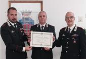 CC Portoferraio: Conferita una onorificienza al Luogotenente Fabio Stentella