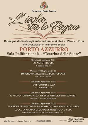A Porto Azzurro "L'isola tra le Pagine": cinque appuntamenti dedicati agli autori elbani