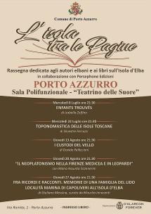 A Porto Azzurro "L'isola tra le Pagine": cinque appuntamenti dedicati agli autori elbani