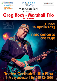 Pasquetta a Rio Elba con la superba chitarra di Greg Koch