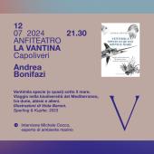 Autorə in Vantina 2024 - Terzo incontro con “Ventimila specie (o quasi) sotto il mare” di Andrea Bonifazi