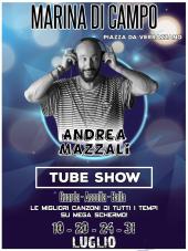 Stasera a Campo Andrea Mazzali con il suo "Tube Show"