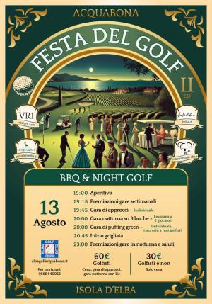 Il 13 agosto la 2^ edizione della ‘Festa del Golf’