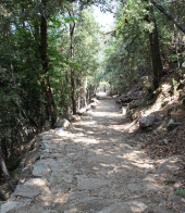 Completata l'opera di restauro e risanamento conservativo dell'antica via di Rimercoio a Marciana