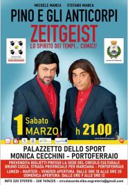 A Portoferraio "Zeitgeist: lo spirito dei tempi comici" con Pino e gli Anticorpi