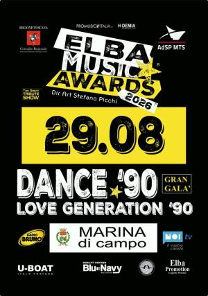 Stasera musica anni '90 e premi per il Gran Finale degli Elba Music Awards a Marina di Campo