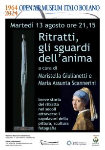 Al Museo Bolano si parla di “Ritratti, gli sguardi dell'anima”, un viaggio emozionale nella storia dell'Arte
