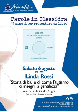 A Parole in Clessidra Linda Rossi ed il suo “Storia di Blu – e di come l&#039;autismo ci insegni la gentilezza”