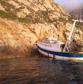 Recupero del peschereccio affondato a Montecristo, Colussi: "Una virtuosa collaborazione fra pubblico e privato"