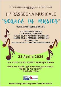 Domani a Portoferraio la III° Rassegna Musicale "Scuole in Musica"