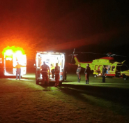 Precipitano con l'auto in una scarpata, trasferiti con l'elisoccorso in codice rosso