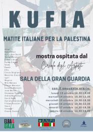 Alla Gran Guardia la mostra “Kufia. Matite italiane per la Palestina”