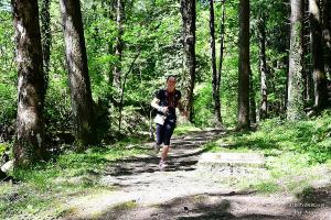 Fabiana Mannocci all'Ultra Trail del Mugello