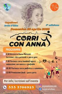 Torna la "Corri con Anna": vi aspettiamo a Capoliveri domenica 26 aprile