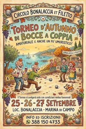 Torneo d'autunno di bocce a coppie