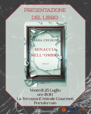 La libreria Giunti al Punto ospita Giada Cecolini ed il suo primo romanzo &quot;Minaccia nell&#039;ombra&quot;