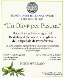 "Un Olivo per Pasqua" a sostegno dell’ospedale di comunità di Portoferraio
