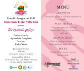 L'Isola in Tavola - prossimo appuntamento al Ristorante Hotel Villa Rita a Colle d'Orano