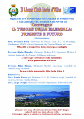 "Il tumore della mammella: presente e futuro" il convegno del Lions club elbano