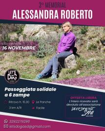 3° Memorial Alessandra Roberto - Passeggiata solidale a 6 zampe
