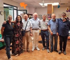 Il Sindaco Nocentini in visita alla RSA di Casa del Duca