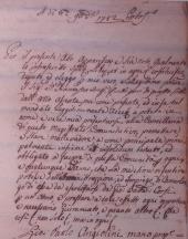 Portoferraio 1782. Il Camarlingo di comunità e i suoi Mallevadori