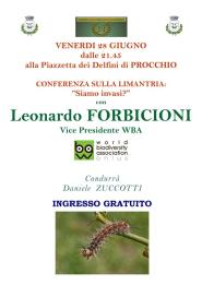 Siamo invasi dalla Limantria? -  Se ne parla a Procchio con l'entomologo Leonardo Forbicioni