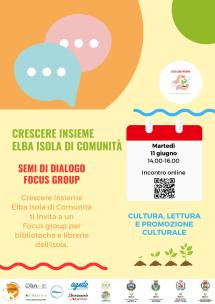 Community dei libri e mondo dell’animazione culturale, un nuovo focus group di Crescere Insieme Elba isola di Comunità