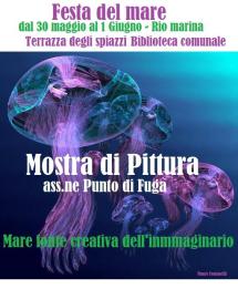 Mare come fonte di creatività, una mostra sulla terrazza degli Spiazzi e in Biblioteca a Rio Marina