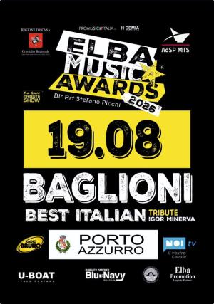Baglioni Best Italian Tribute stasera a Porto Azzurro