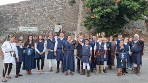 Il Grande Falco da spettacolo al Palio di Sant&#039;Agabito a Marciana