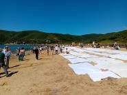 Lenzuola bianche per Gaza a Lacona