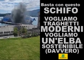 Videoprotesta ambientalista per i fumi portuali ferajesi